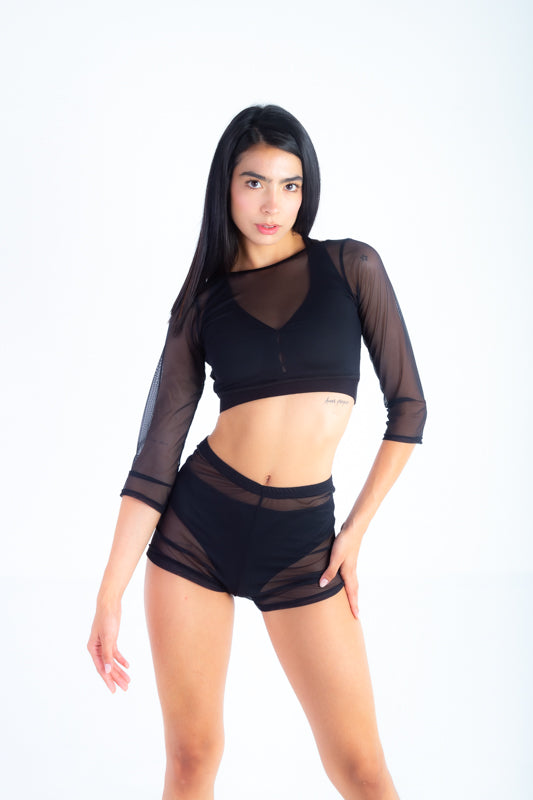 LIFESTYLE LIENA CROP TOP TRANSPARENCIA