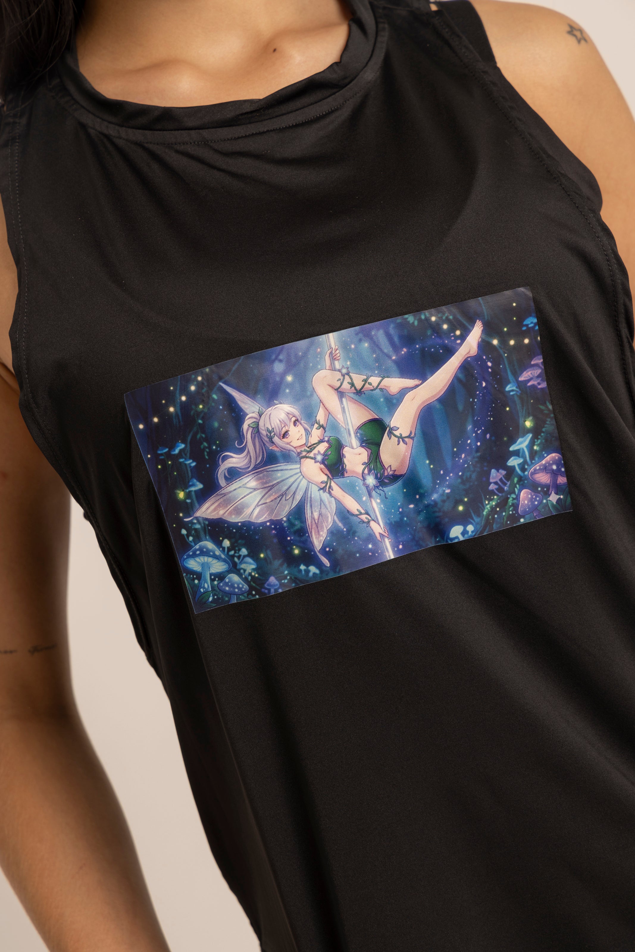 CAMISILLA NEGRA BASICA